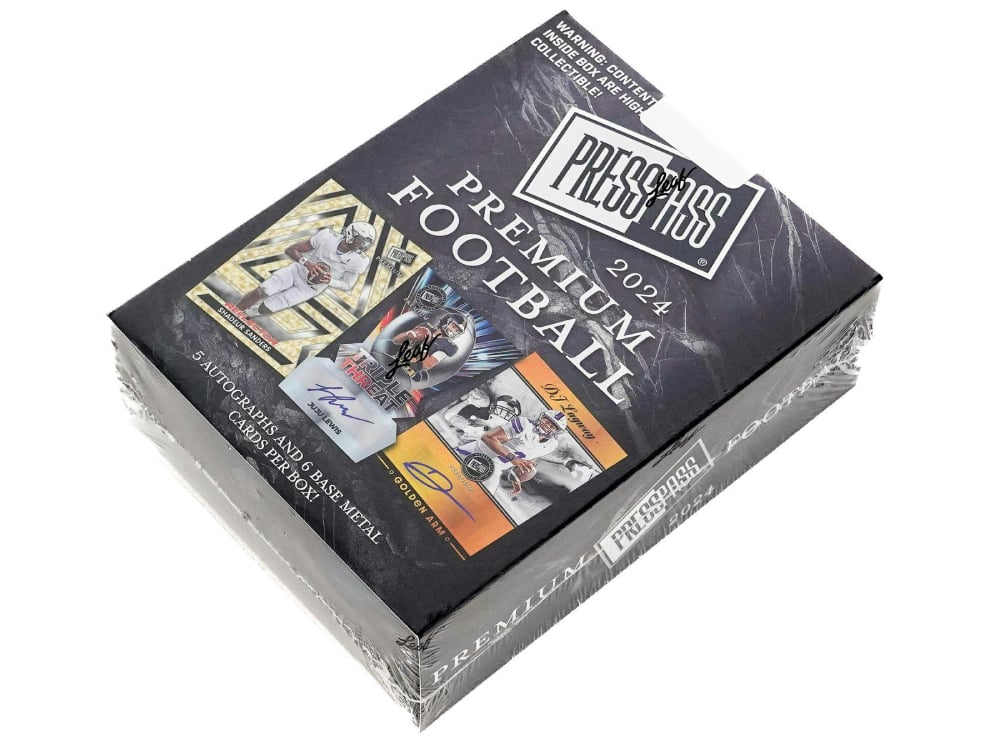 2024 Leaf Press Pass Premium Football Hobby Box