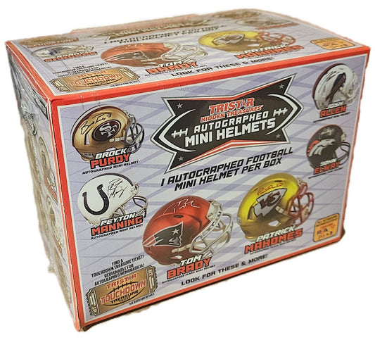 2024 Tristar Hidden Treasures Autographed Football Mini Helmet Edition Box