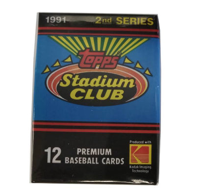 1991 Topps Stadium Club Series 1 Baseball Pack (Lot of 2)