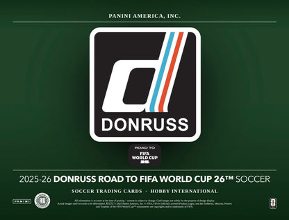 2026 DONRUSS ROAD TO WORLD CUP SOCCER INTERNATIONAL BOX