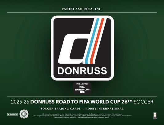 2026 DONRUSS ROAD TO WORLD CUP SOCCER INTERNATIONAL BOX