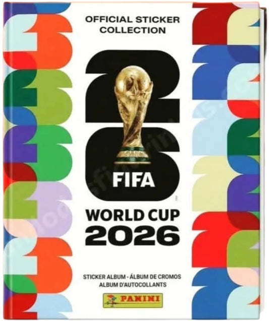 2026 Panini FIFA World Cup Soccer Sticker Hard Cover Album