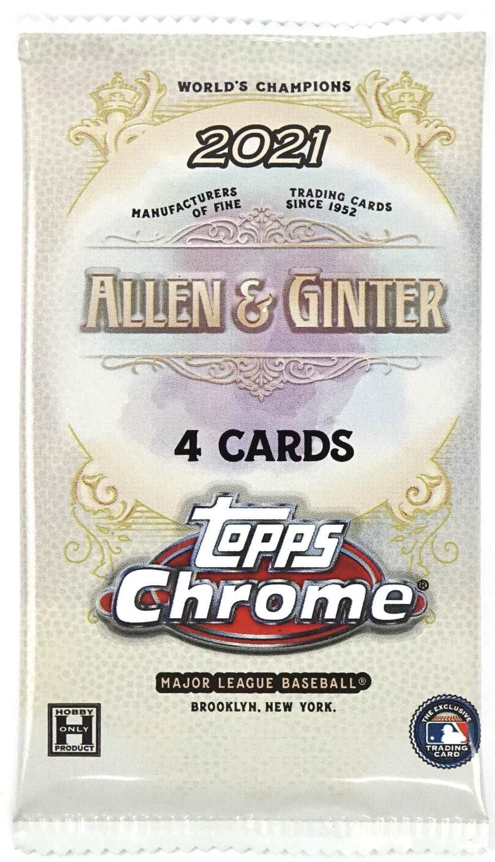 2021 Topps Allen & Ginter Chrome MLB Baseball Hobby Box