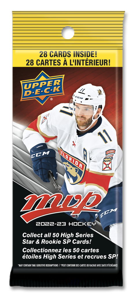 2022-23 Upper Deck MVP Hockey Fat Pack Box (Box of 18 Packs)