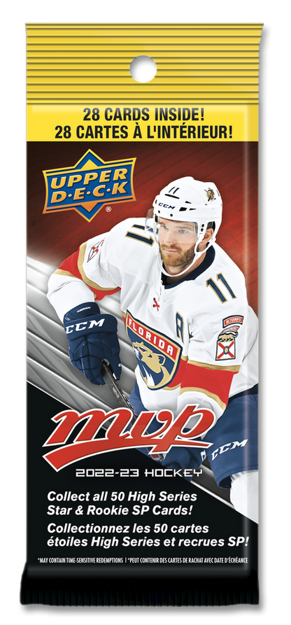 2022-23 Upper Deck MVP Hockey Fat Pack Box (Box of 18 Packs)