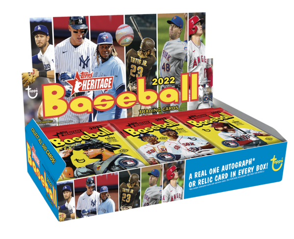 2022 Topps Heritage Baseball Hobby Box