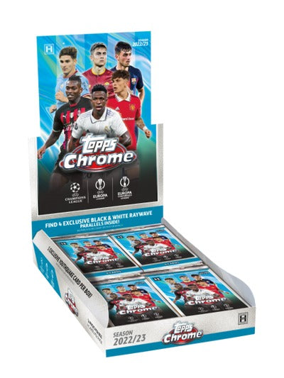 2023 Topps Chrome UEFA Club Competitions Soccer Hobby Box Lite