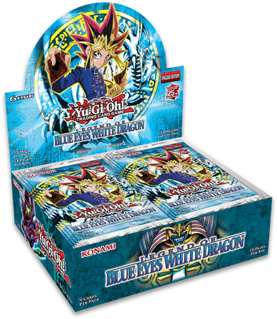 Yu Gi Oh! 25 Anniversary Legend of Blue-Eyes White Dragon Booster Box