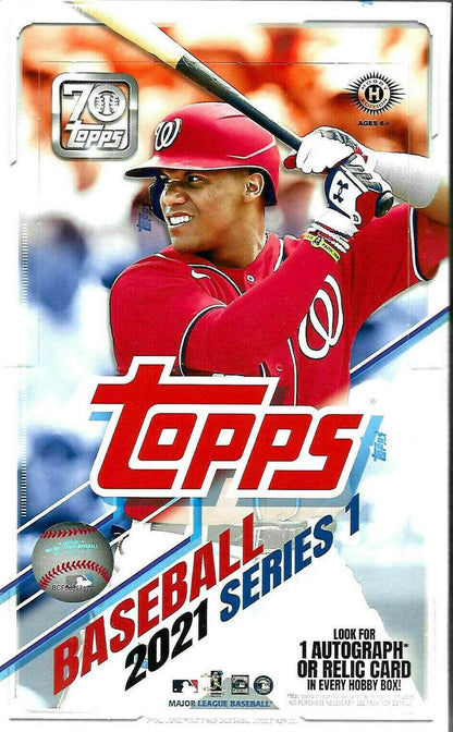 2021 Topps Series 1 MLB Baseball Hobby Box