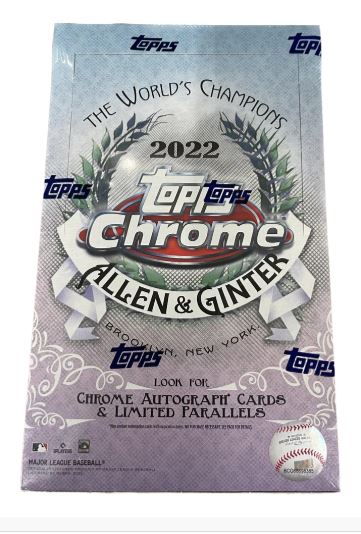 2022 Topps Allen & Ginter Chrome Baseball Hobby Box