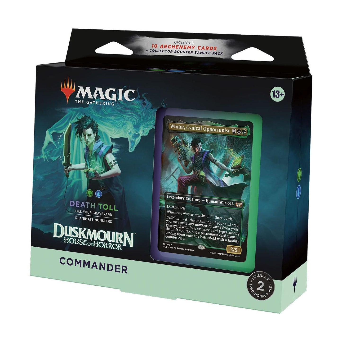 Magic The Gathering Duskmourn House of Horror Commander Deck