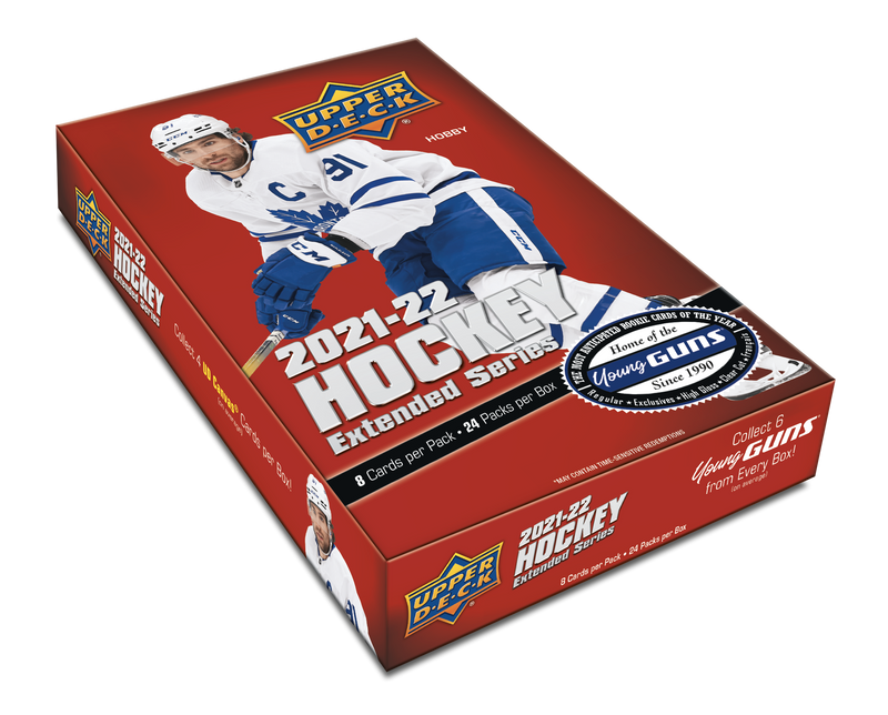 2021-22 Upper Deck Extended Hockey Hobby Case (Case of 12 Boxes)