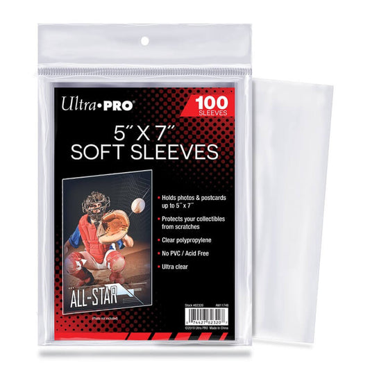 Ultra Pro 5" x 7" Soft Sleeves