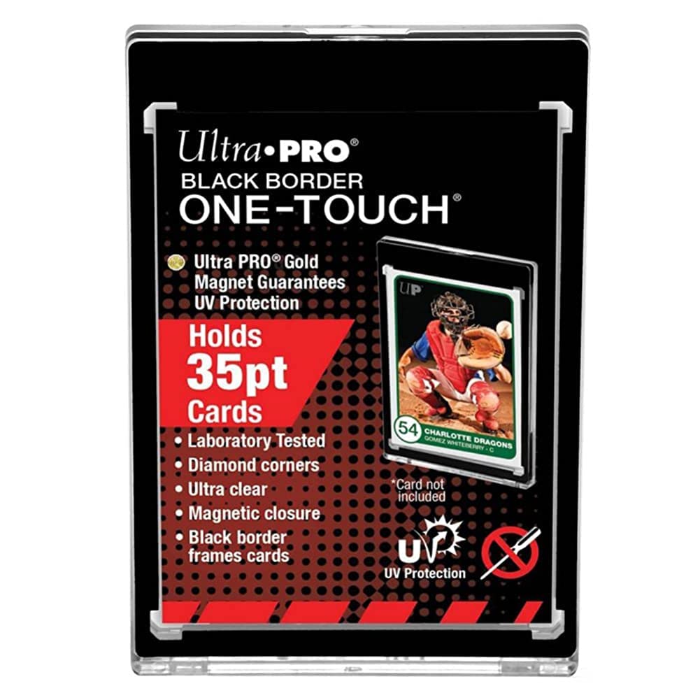 Ultra Pro One Touch 35PT Card Black Border Magnetic Holder (Pack of 5)