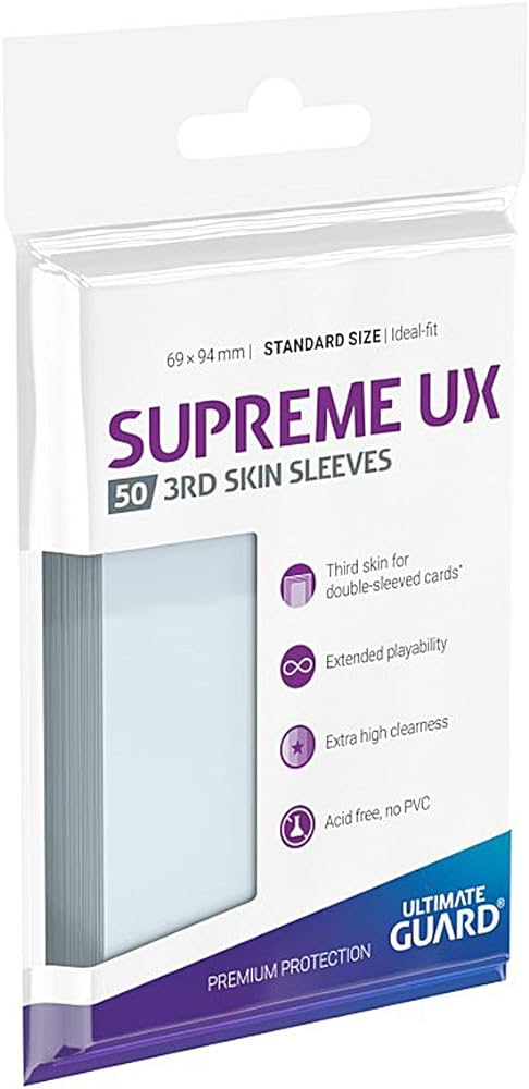 Ultimate Guard Supreme UX 3RD Skin Sleeves Pack (50ct)