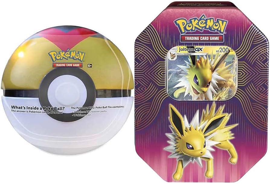 Pokemon GX Tin and Pokeball 2 Pack Combo