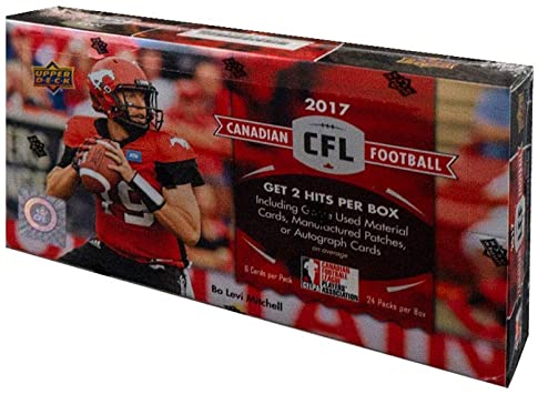 2017 Upper Deck CFL Football Hobby Box