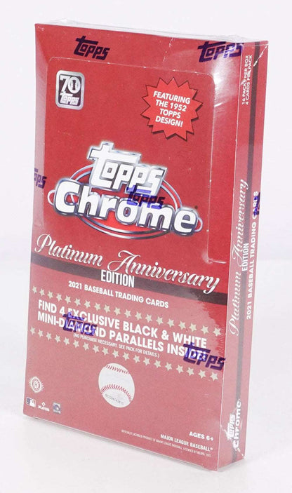 2021 Topps Chrome Platinum Anniversary MLB Baseball LITE Box