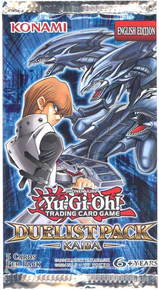 Yu Gi Oh! Kaiba Duelist English Edition Booster Pack + Free One-Touch Holder