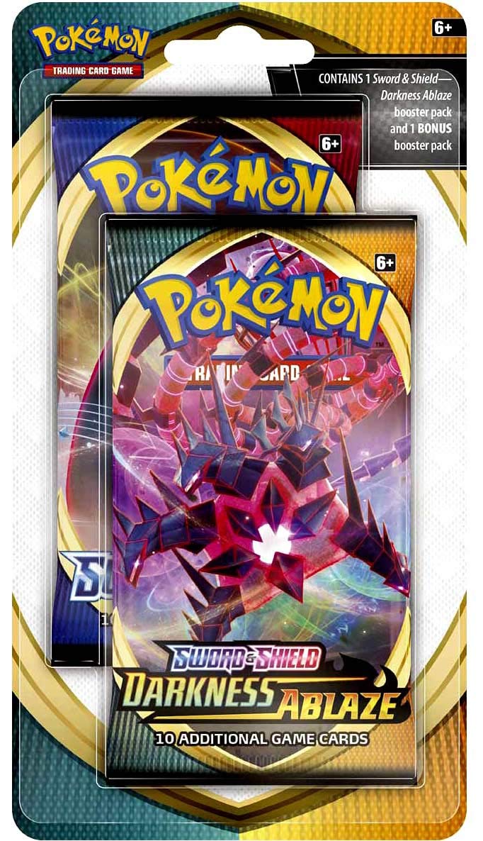 Pokemon Darkness Ablaze Booster Pack with Sword & Shield Bonus Pack