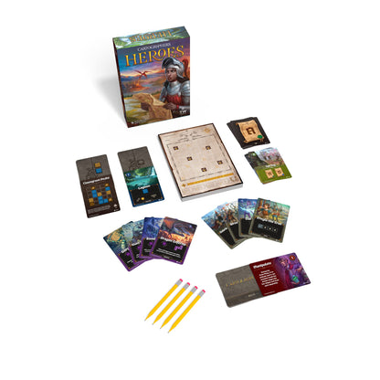 TW Games Cartographers Heroes Board Game