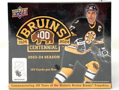 2023-24 Upper Deck Boston Bruins Centennial Hockey Set Box