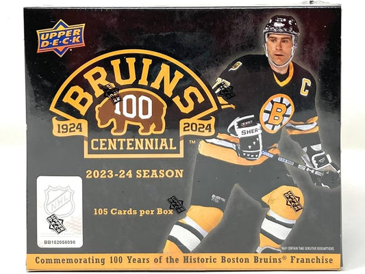 2023-24 Upper Deck Boston Bruins Centennial Hockey Set Box