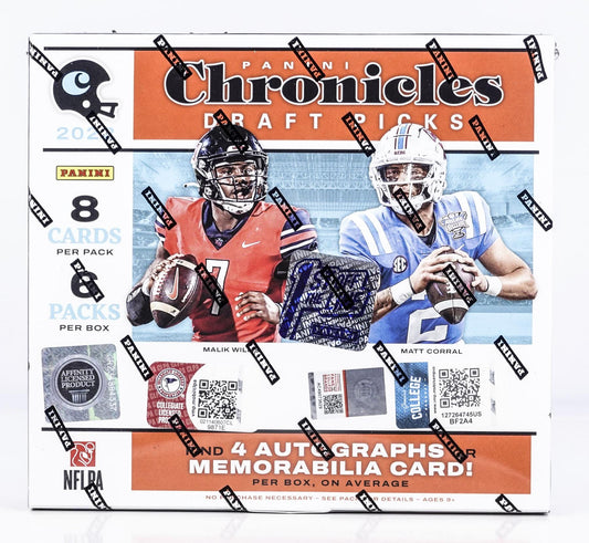 2022 Panini Chronicles Draft Picks NFL Football Hobby Box