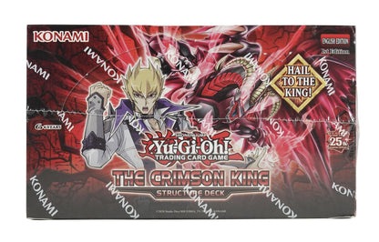 Yu Gi Oh! The Crimson King Structure Deck Display Box- Featuring Jack Atlas