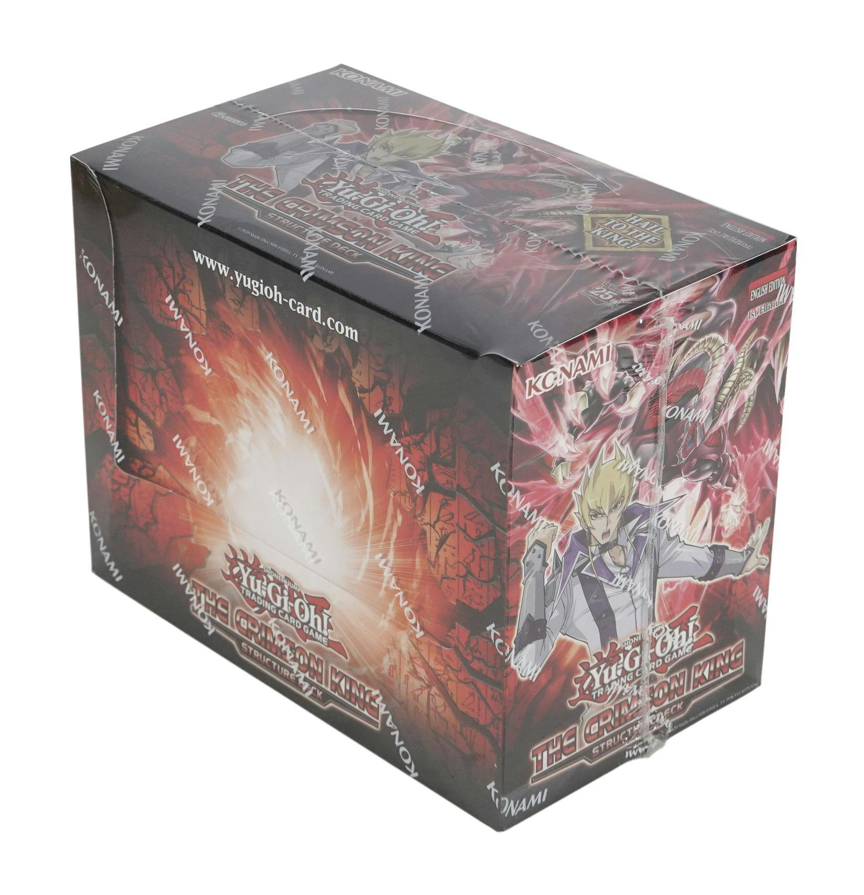 Yu Gi Oh! The Crimson King Structure Deck Display Box- Featuring Jack – Shikdar Trading