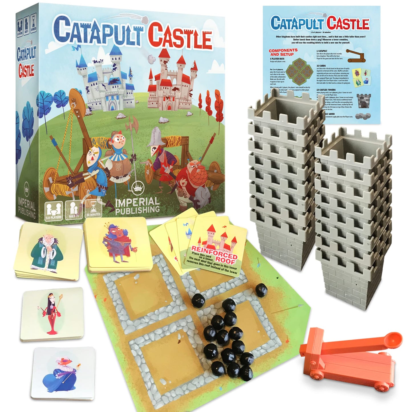 Imperial Publishing Catapult Castle Board Game