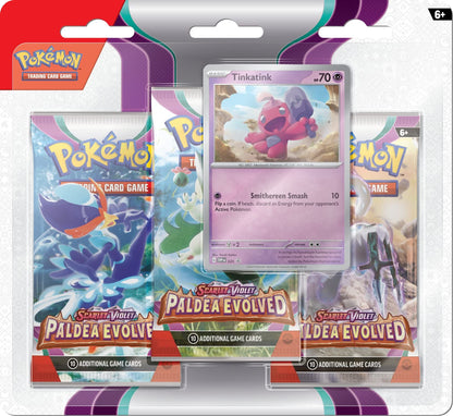 Pokemon Scarlet & Violet 2 Paldea Evolved 3-Pack Blister