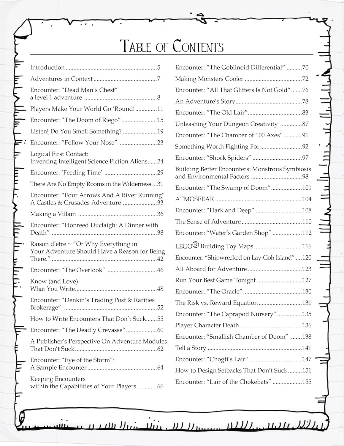 Goodman Games How To Write Adventure Modules That Don't Suck Hardcover Book