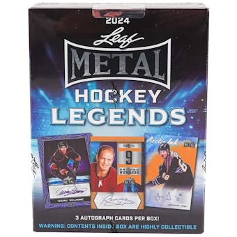 2023-24 Leaf Metal Hockey Legends Hobby Box