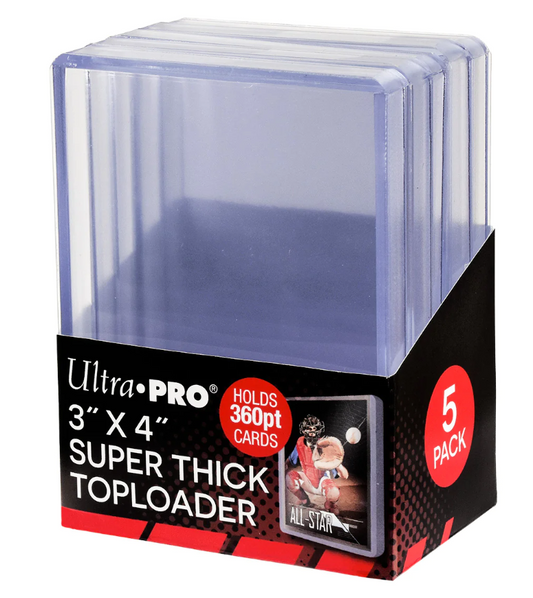 Ultra Pro 3''x4'' Super Thick 360PT Toploaders Pack