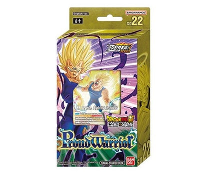 Bandai Dragonball Proud Warrior Dragonball Card Game Zenkai Starter Deck SD22