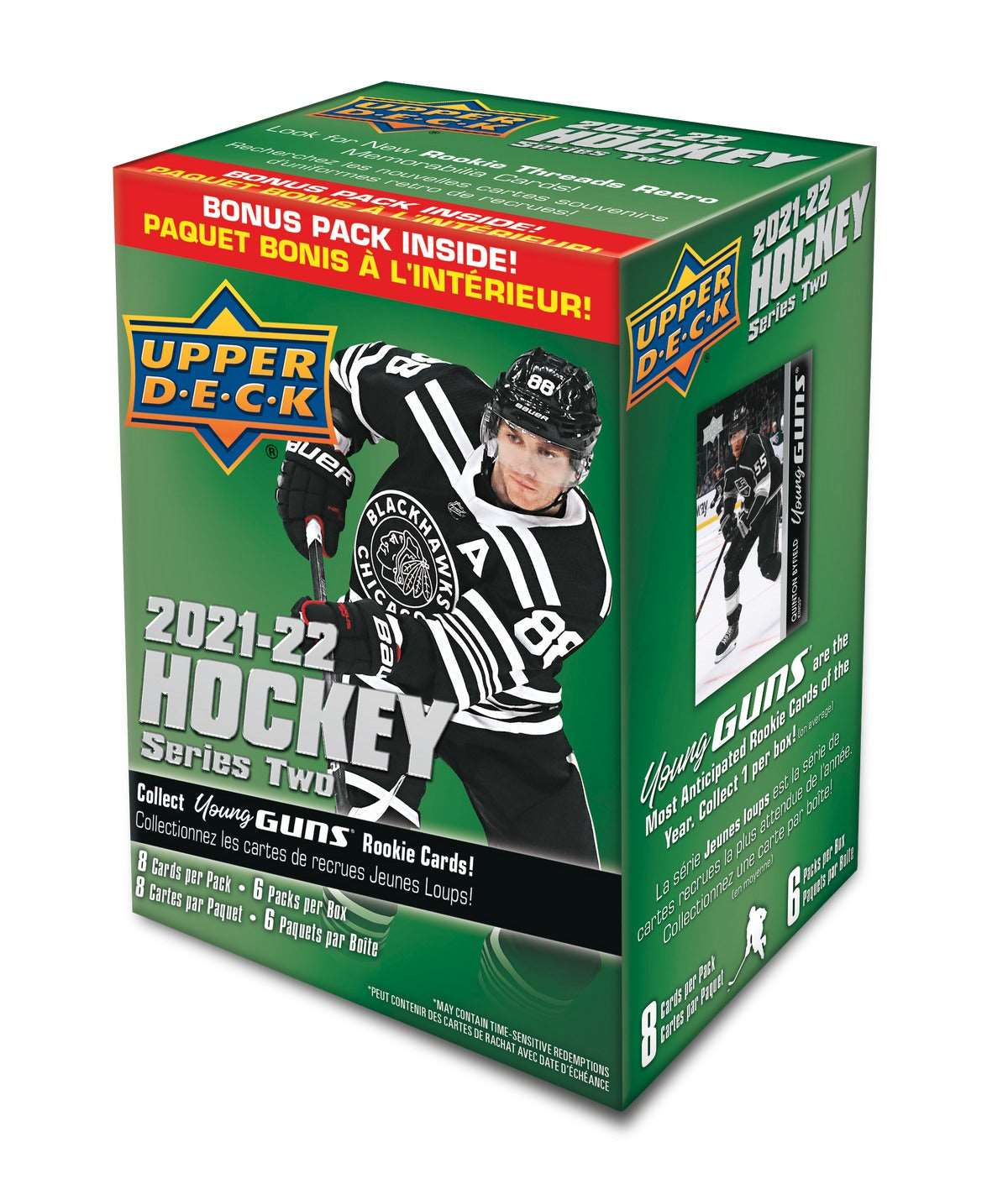 2021-22 Upper Deck Series 2 NHL Hockey Blaster Box