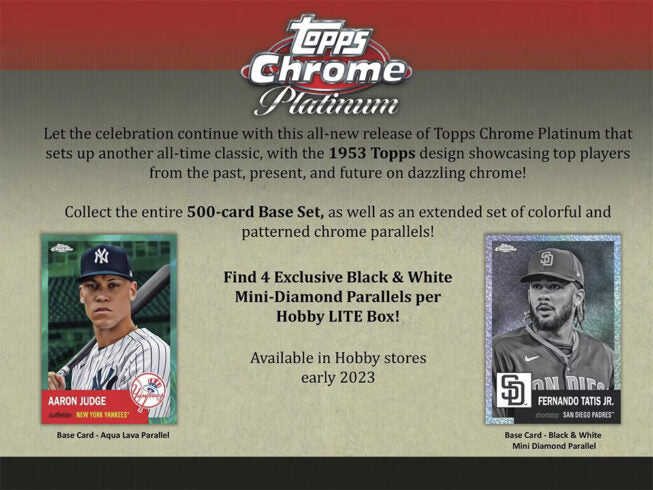 2022 Topps Chrome Platinum Anniversary Baseball LITE Box