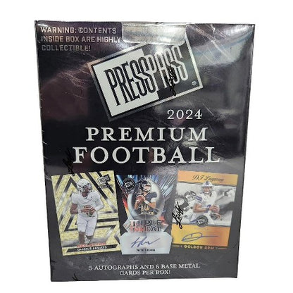 2024 Leaf Press Pass Premium Football Hobby Box