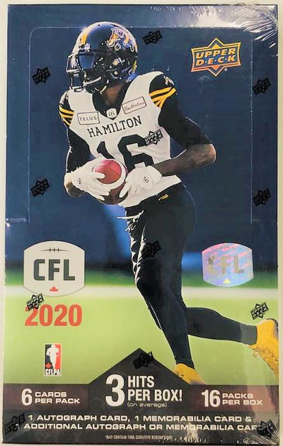 2020 Upper Deck CFL Football Hobby Box