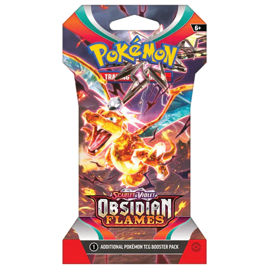 Pokemon Scarlet And Violet Obsidian Flames Sleeved Booster Packs