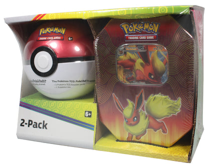 Pokemon GX Tin and Pokeball 2 Pack Combo