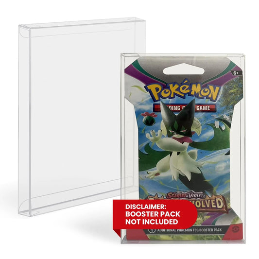Pokémon Sleeved Booster Pack Protectors (10ct) – 0.40mm PET Case