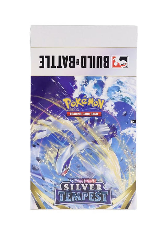 Pokemon Sword & Shield Silver Tempest Build & Battle Display Box