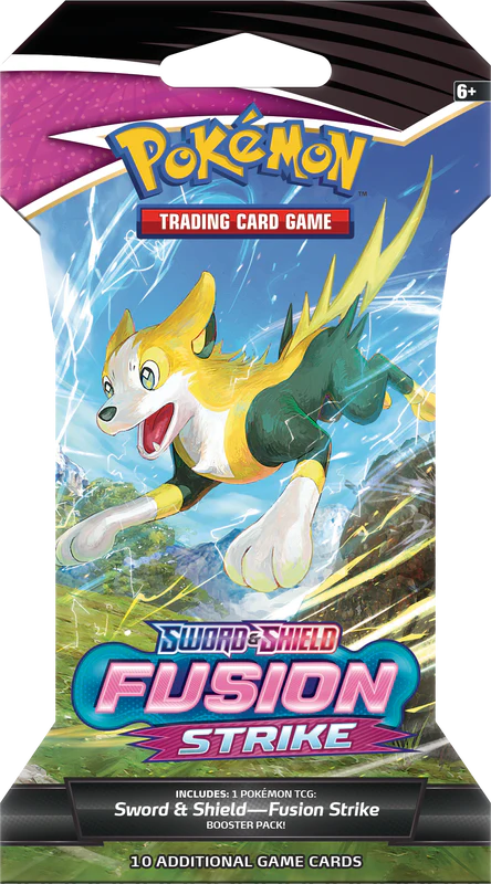 Pokemon Sword & Shield Fusion Strike Sleeved Booster Pack (4 Art Set Packs)