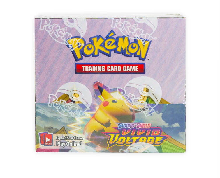 pokemon vivid voltage booster box stores Pokemon Sword & Shield Vivid Voltage Booster Box – Shikdar Trading