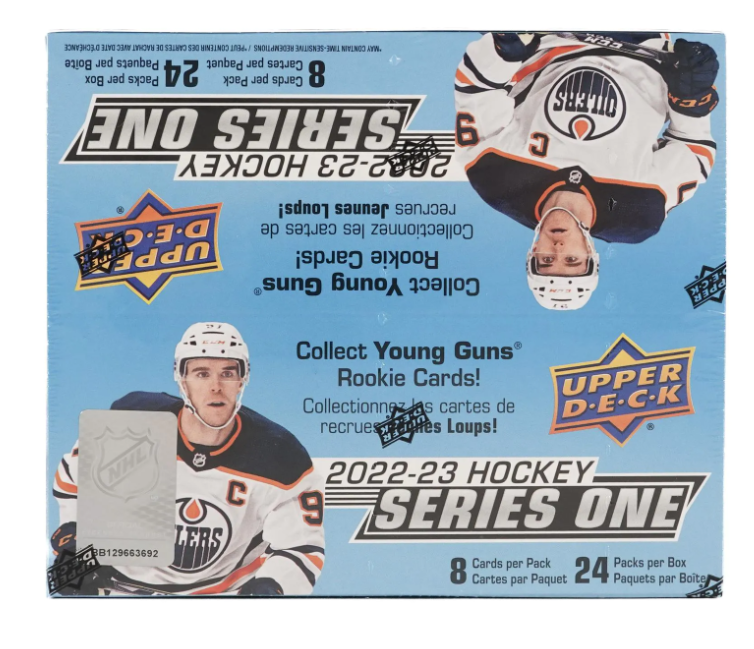 2022-23 Upper Deck Series 1 Hockey Retail Box