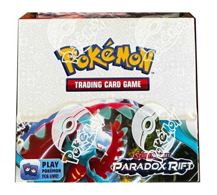 Pokemon Scarlet and Violet Paradox Rift Booster Case (Case of 10 Boxes)