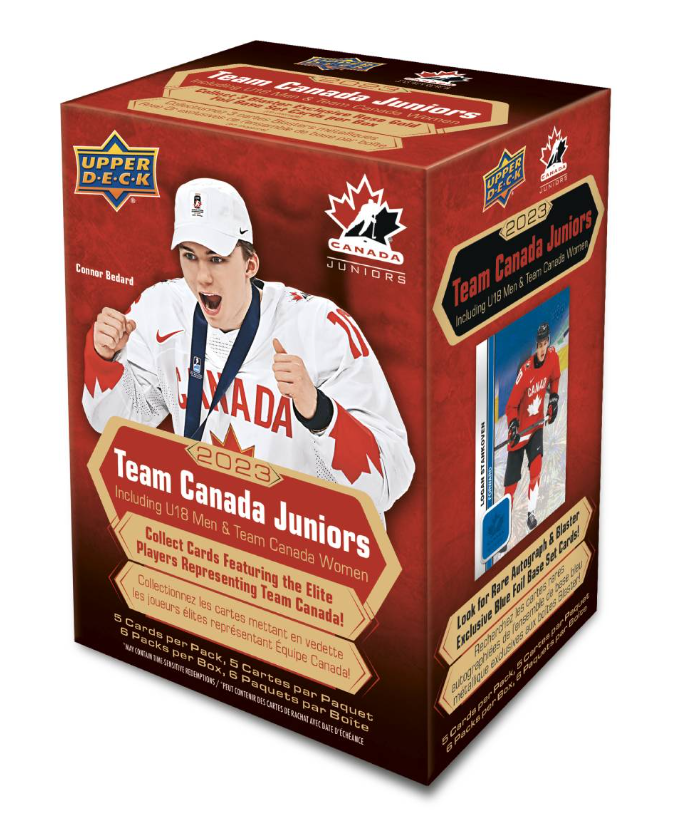 2023 Upper Deck Team Canada Juniors Hockey Blaster Box