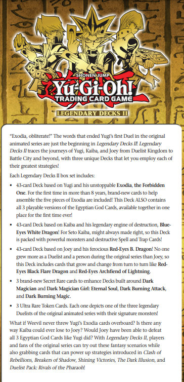 Yu-Gi-Oh! Legendary Decks II Box Shikdar Trading Yu-Gi-Oh! Legendary Decks II Box Shikdar Trading